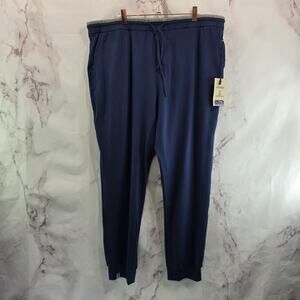Chubbies Pants Mens XXL Blue Navy Gray Movementum Jogger Lakesides Drawstring